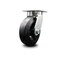 Service Caster 6 Inch Kingpinless Rubber on Steel Wheel Swivel Top Plate Caster SCC-KP30S620-RSR - alternate 3